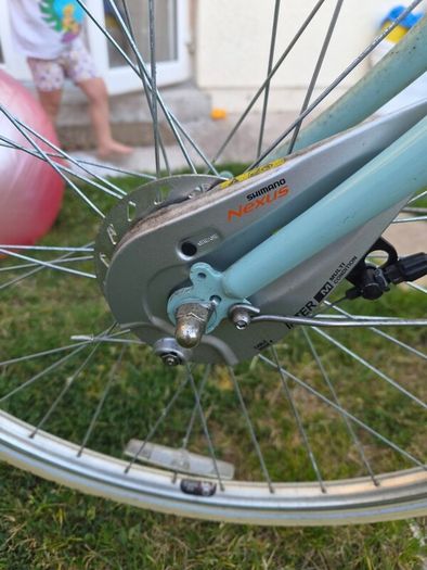 Olive and Orange Ladies Bike