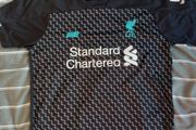 liverpool away jersey size small