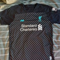 liverpool away jersey size small