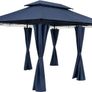 3 x 4 m  Gazebo Water-Repellent Metal Including Side Walls Garden Gazebo Luxury Gazebo Tent Topaz Image 3