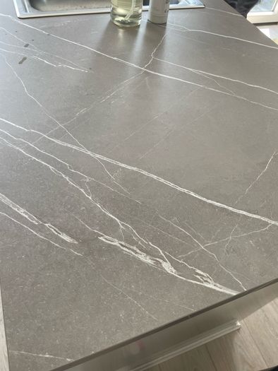 Modern Nolan's Grey Kitchen in Excellent Condition
