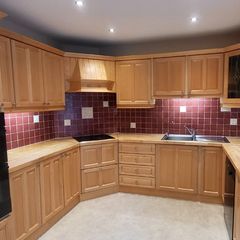 Full Solid Wood Kitchen Appliances Included
