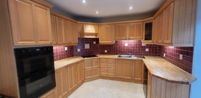 Full Solid Wood Kitchen Appliances Included
