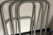 Bicycle hoop security stand Sheffield stand