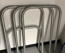 Bicycle hoop security stand Sheffield stand