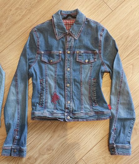 Three jeans jackets/shirts - size 8-11 years