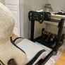 Sim Rig, Moza R21, GS Wheel, CRP pedals, Aluminium Rig. Image 4