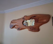 Bog Oak mirror