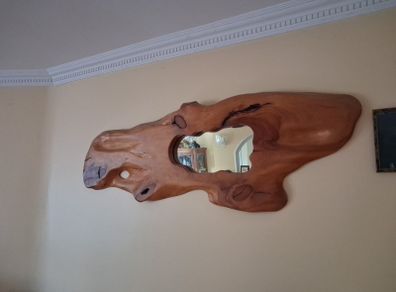 Bog Oak mirror