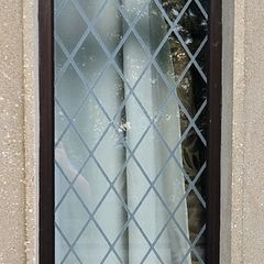 Leaded Narrow Double Glazed Brown Aluminium Windows