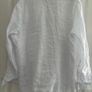 Dunnes White Long sleeve Linen Blouse Image 3