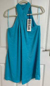River Island blue mini dress