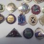 42 vintage enamel bowing badges Image 4
