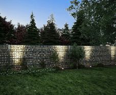 2D Gabion Fence Galvanised Steel 2.008x0.83 m 8 m (Total Length) Grey