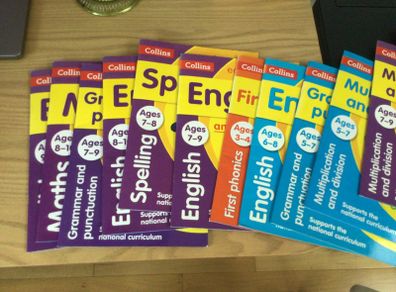 Collins easy learning workbooks
