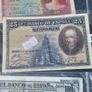 Banco de Espana Vintage Banknotes Set - 10 1935, 25 1928, 50 1928, 100 1925 Pesetas Image 3