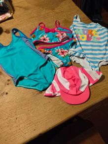 Girls age 4, Swim suits, Bikini, Dunne Stores.
