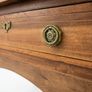 19th Century Mahogany Inverted Breakfront Sideboard with Brass Gallery Image 5
