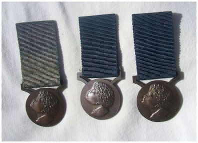 SUNSHINE DANCING COMPETITION (Sunshine Homes for Blind Babies) - three vintage competition medals (1930s)