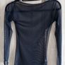 Mesh net Black Top with Crystal application fits 6-8-10 Image 5