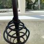 Wrought Iron Floor Candle Holder Image 3