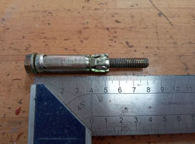 Joblot of 50 rawl bolts rawlbolts m8 x 80mm