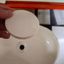 Geo matt white countertop basin from adamsez Image 5