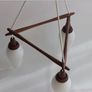 Vintage Scandinavian pendant chandelier Image 10