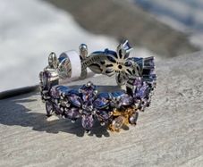 Pandora Bridgerton Herbarium & Bee Ring Size 56