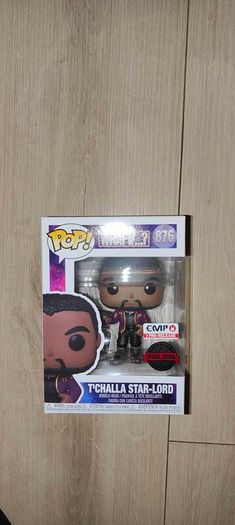 Funko Pop EMP Exclusive Pre release T'Challa Star Lord