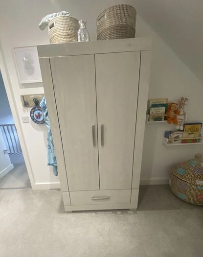 Silver Cross Coastline Oak Nursery Wardrobe & Changing Unit