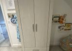 Silver Cross Coastline Oak Nursery Wardrobe & Changing Unit