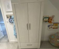 Silver Cross Coastline Oak Nursery Wardrobe & Changing Unit