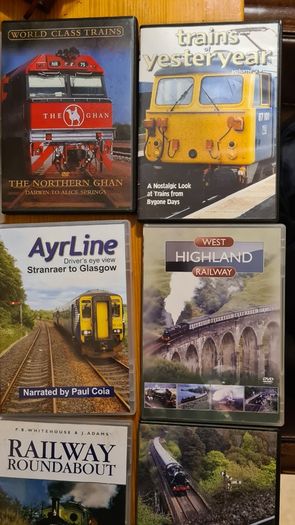 Railway - Themed Dvds Featuring Various Documentaries. Including Titles  Such As "the Last Logging Road" And The Manchester Shop Canal".