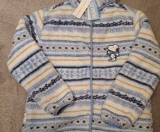 Peanuts Snoopy Fleecy Short Robe