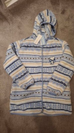 Peanuts Snoopy Fleecy Short Robe