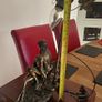 Bronze Lamp Statue Image 3