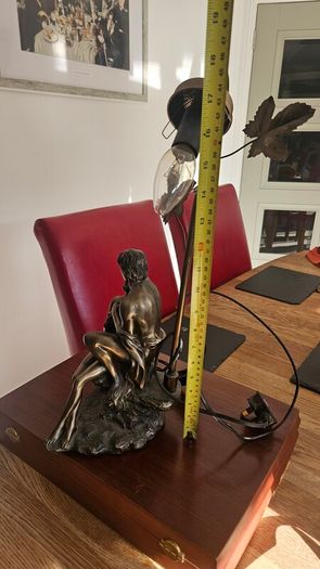 Bronze Lamp Statue