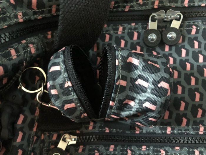 Kipling Art M Baby Bag with changing mat, bottle holder, pacifier case