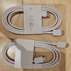 Samsung super fast charging cables usb C