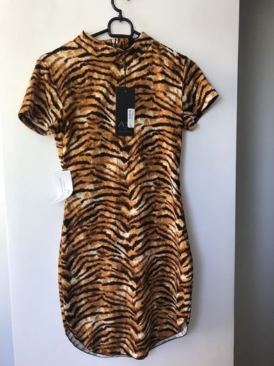 AX Paris Animal Print Bodmin Mini Dress size 8 - New with tags