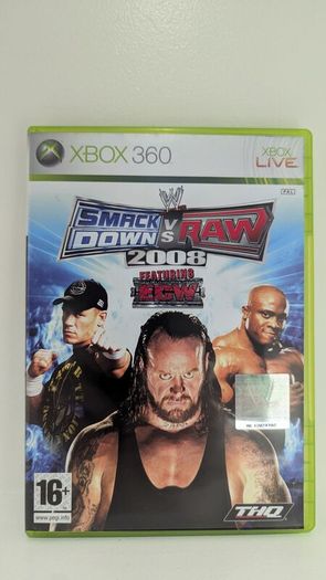 Smackdown Vs Raw 2008 Xbox 360