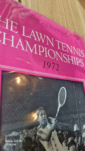 Wimbledon - Lawn Tennis Championships Programme - 1972 - Tuesday 4th July - Day 8
