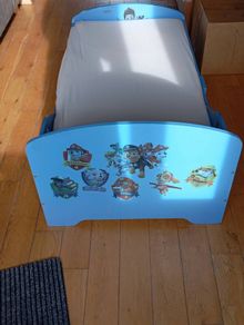 Paw Patrol toddler bed with mattress