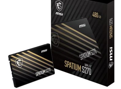 Msi 480gb Ssd New