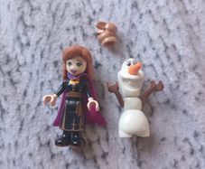 Frozen lego figures olaf and anna