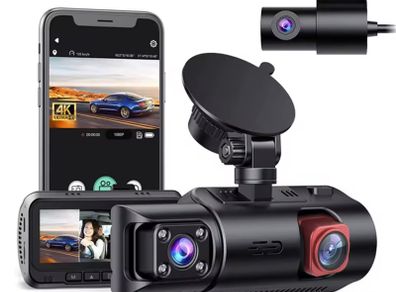 3 Lens 4K Dash Cam.