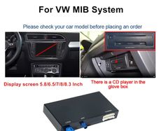 Wireless Carplay Android Auto Mirror Link For VW Volkswagen Skoda Octavia A5 Golf 7 Polo Passat B8 With MIB MIB2 System