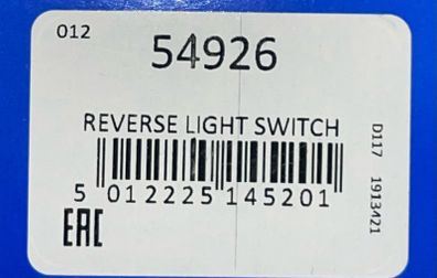 Reverse Light Switch Intermotor 54926