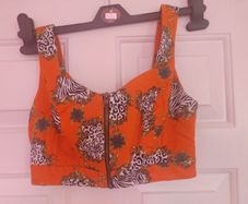 Zipped crop top  Atmosphere size UK8 EU36 Postage included